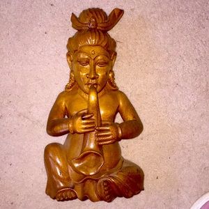 Brown Buddha decoration . Perfect condition.